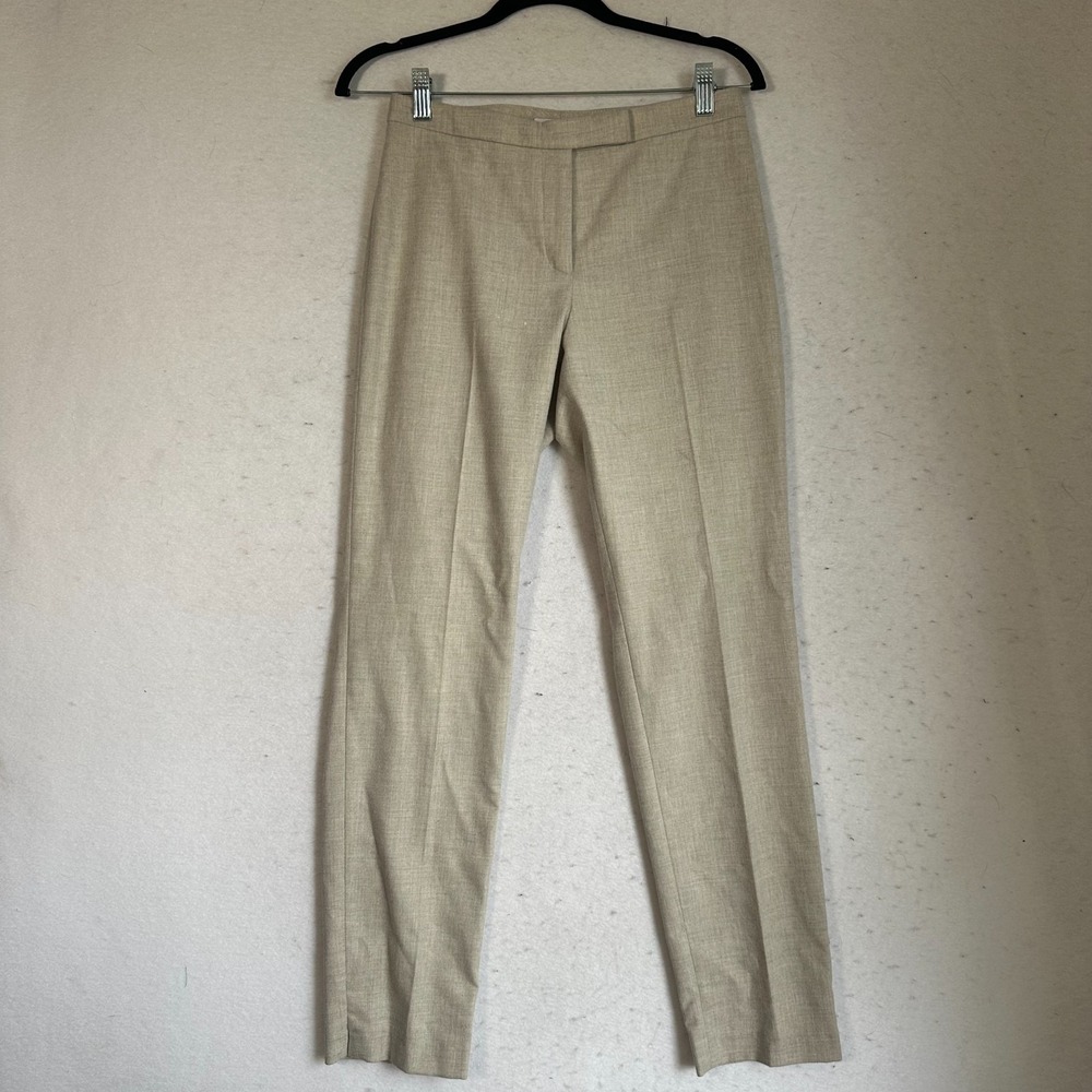Peserico Women Dress Pants Beige Size 40 US sz 4 Italy tailored slim fit classic